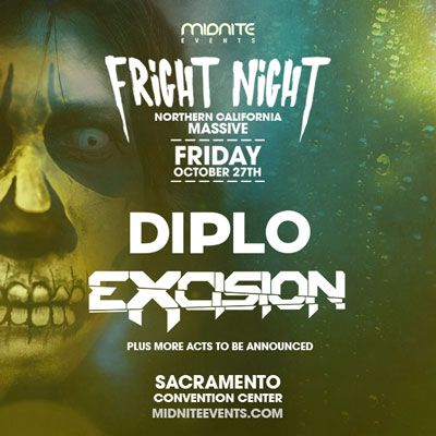Midnite Events Presents Fright Night: DIPLO, Excision and more