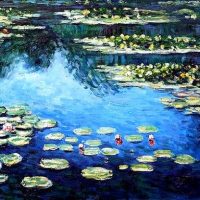 Paint Monet's Waterlilies