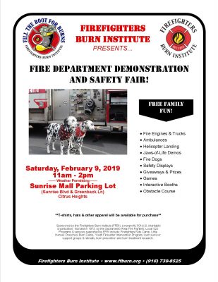 Firefighters Burn Institute Safety Fair