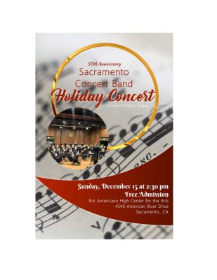 Sacramento Concert Band Holiday Concert