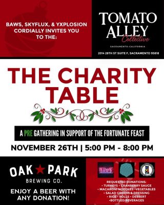 The Charity Table: A Pre-Gathering in Support of Fortunate Feast