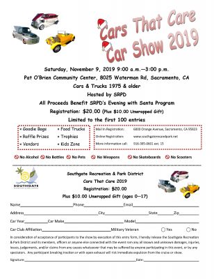 Cars That Care: Car Show and Toy Drive
