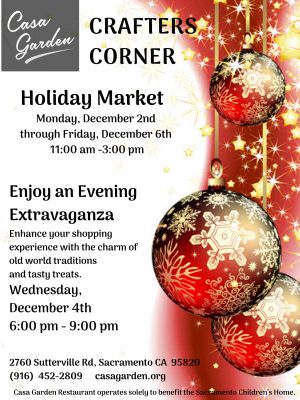 Holiday Marketplace and Crafters Corner