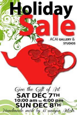 ACAI Gallery and Studios' Holiday Sale