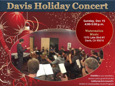Community Holiday Concert Davis