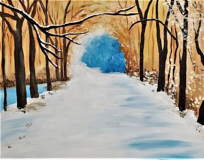 Paint and Vino: Winter Walk