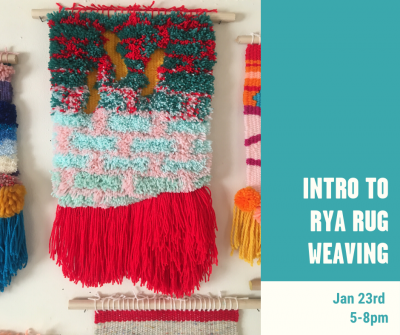 Intro to Rya Rug Weaving