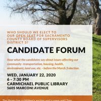 Candidate Forum for District 3 Board of Supervisors