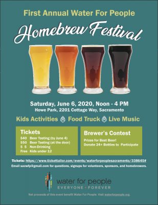 Water for People Home Brew Festival (Postponed)