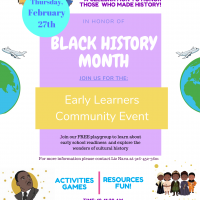 Early Learners Community Event