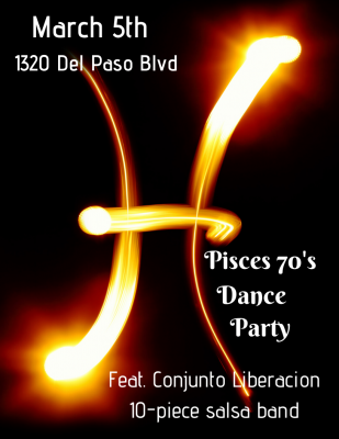Pisces '70s Theme Party with Live Band (Cancelled)