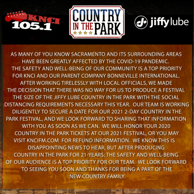 Country In The Park (Postponed)