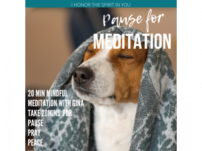 Mindful Meditation and Mid-Day Refresh with Gina