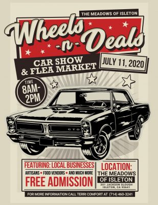 Wheels and Deals! Car Show and Flea Market (Cancelled)