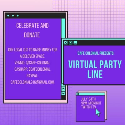 Cafe Colonial presents Virtual Party Line v2.0