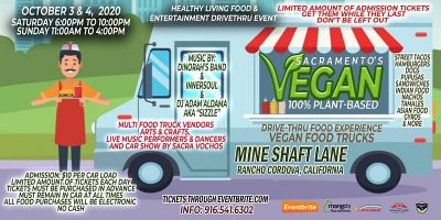Sacramento Vegan Food Drive-Thru Experience