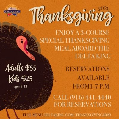 Thanksgiving 2020 at The Delta King