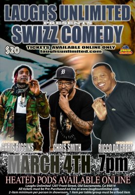 Laughs Unlimited presents Swizz Comedy