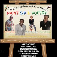Paint, BBQ, Sip and Poetry