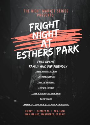 The Night Market Series presents Fright Night at Esther's Park
