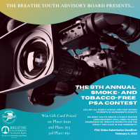 8th Annual Smoke- and Tobacco-Free PSA Contest