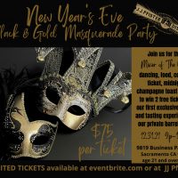 New Year's Eve Black and Gold Masquerade Party (Canceled)