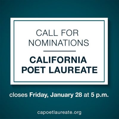 Call for Nominations: California Poet Laureate