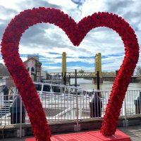 Old Sacramento Waterfront Heart Arch