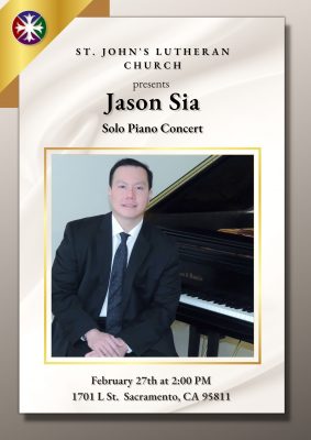 Jason Sia: Solo Piano Concert
