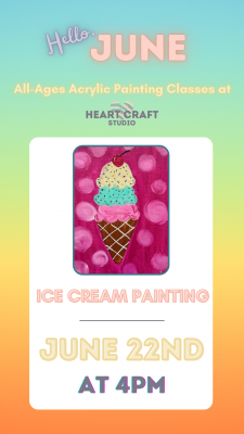 Ice Cream Painting Class