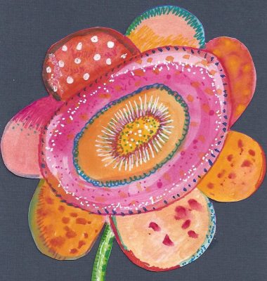 Introduction to Mixed Media: Abstract Flowers