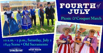 Fourth of July Picnic and Croquet Match