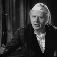 A Christmas Carol (1938): Tower in Black and White