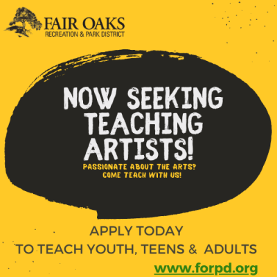 Teach Art with Fair Oaks Recreation and Park District