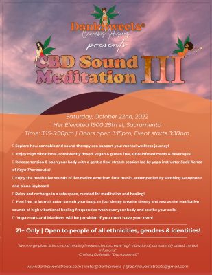 CBD Sound Meditation and Yoga