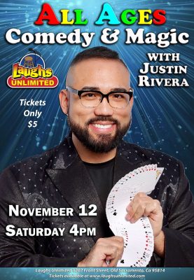 All Ages Comedy and Magic Show with Justin Rivera