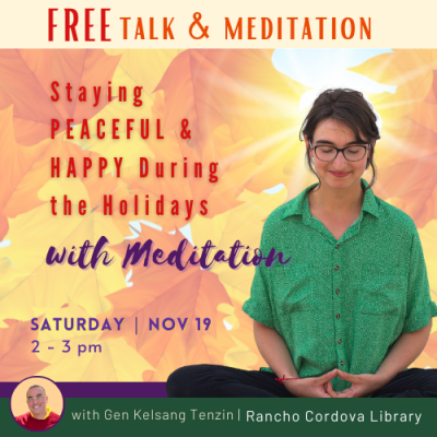 Staying Peaceful and Happy During the Holidays with Meditation