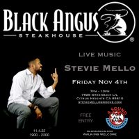 Stevie Mello at Black Angus