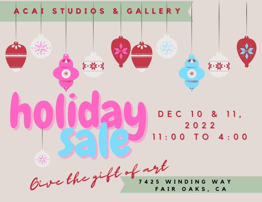 ACAI Studios and Gallery Annual Holiday Sale