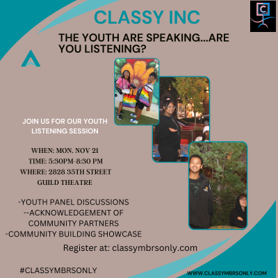 CLASSY Inc Youth Listening Session