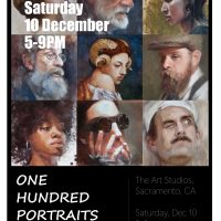 2nd Saturday at The Art Studios: 100 Portraits