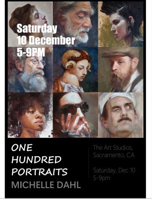 2nd Saturday at The Art Studios: 100 Portraits