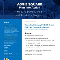 Aggies Square: Housing Development and Assistance Programs