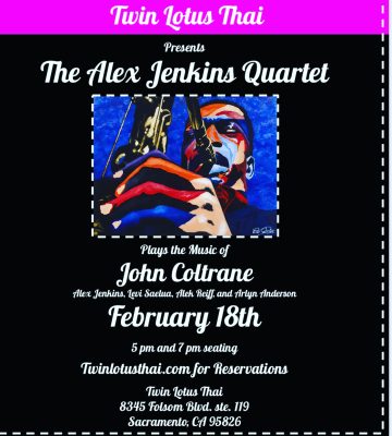 Alex Jenkins Quart plays the music of John Coltrane