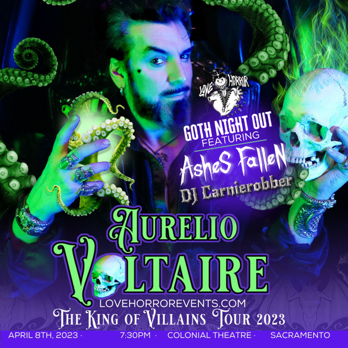 Aurelio Voltaire: The King of Villains Tour 2023 Goth Night Out