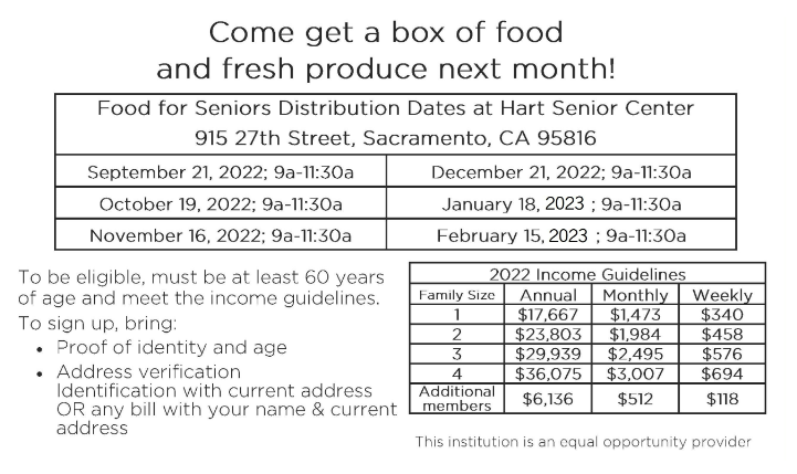 Food Assistance for Seniors