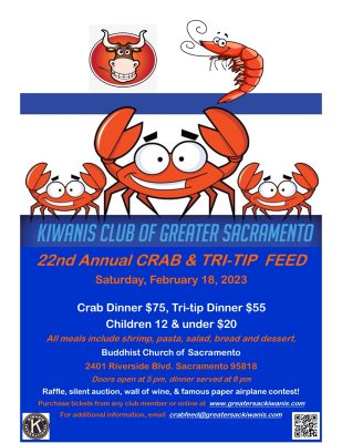 Crab or Tri-tip and Shrimp Feed (Sold Out)