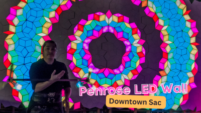 Penrose Tile LED Wall Installation Launch Party