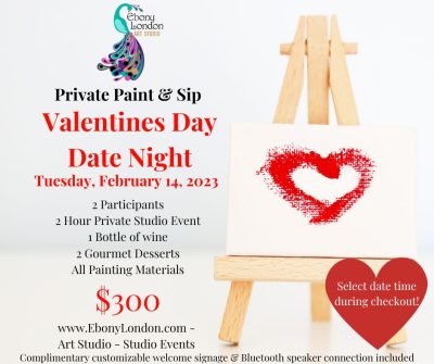 Valentine's Day Private Paint and Sip