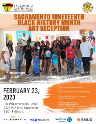 Sacramento Juneteenth Black History Month Art Reception
